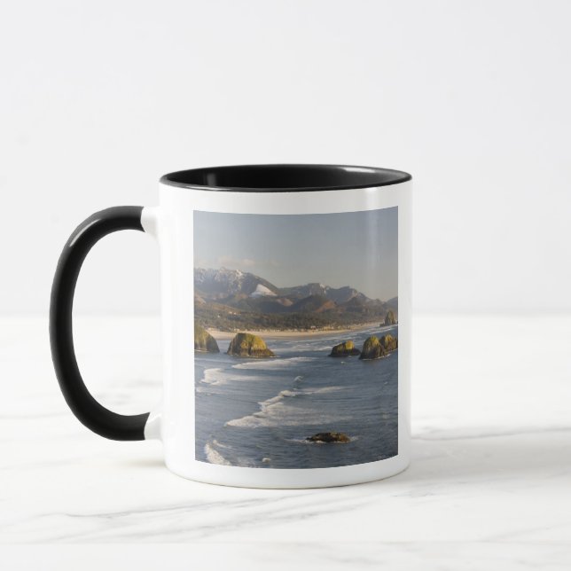 Mug OU, Côte de l'Oregon, Parc d'état Ecola, vue sur 2 (Gauche)