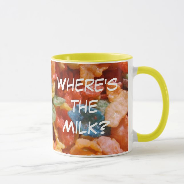 Mug Où est le lait ? (Droite)