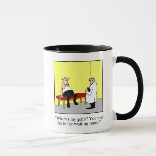 Mug "Où est ma douleur ?" Cadeau à la confiture d'Hu