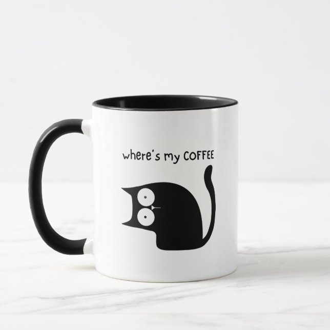 Mug Où est mon café (Gauche)