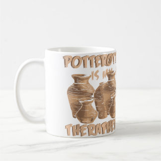 Mug Où la poterie est ma thérapie Artiste céramique re