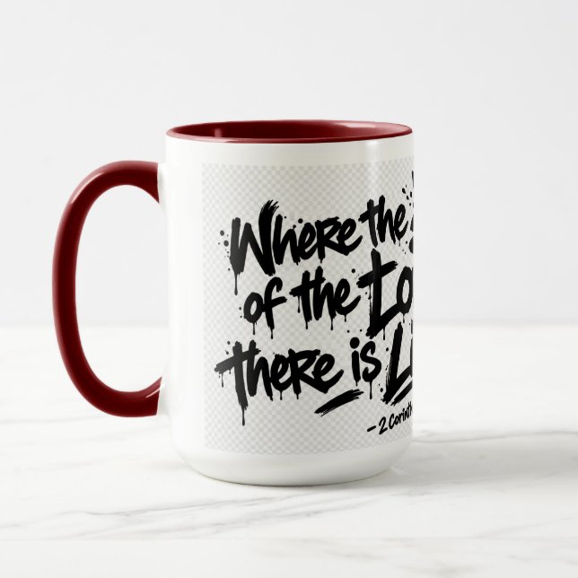 Mug Où l'esprit est  (Gauche)