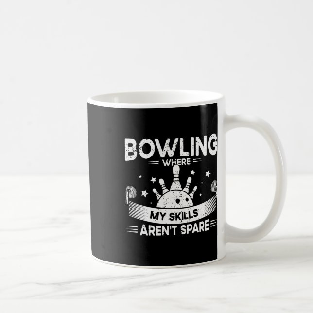Mug Où mes compétences ne sont pas Spare Bowling Playe (Droite)