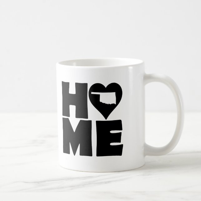 Mug ou mug de voyage Oklahoma Home Heart State (Droite)