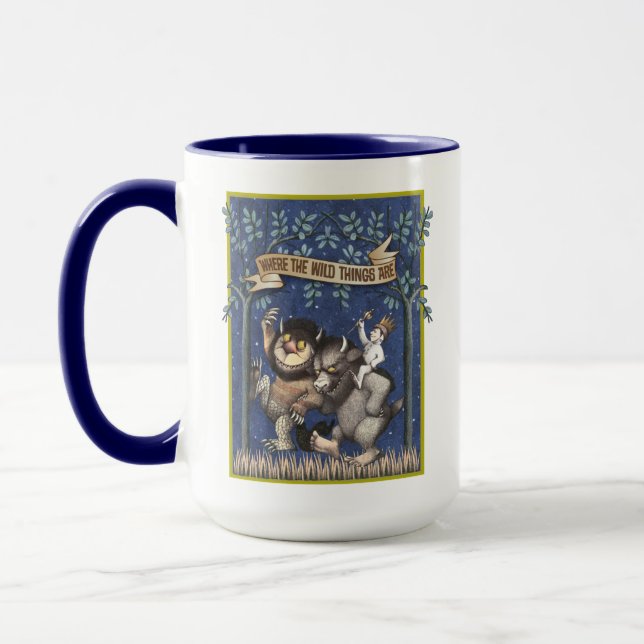 Mug Où sont les bêtes sauvages Graphique (Gauche)
