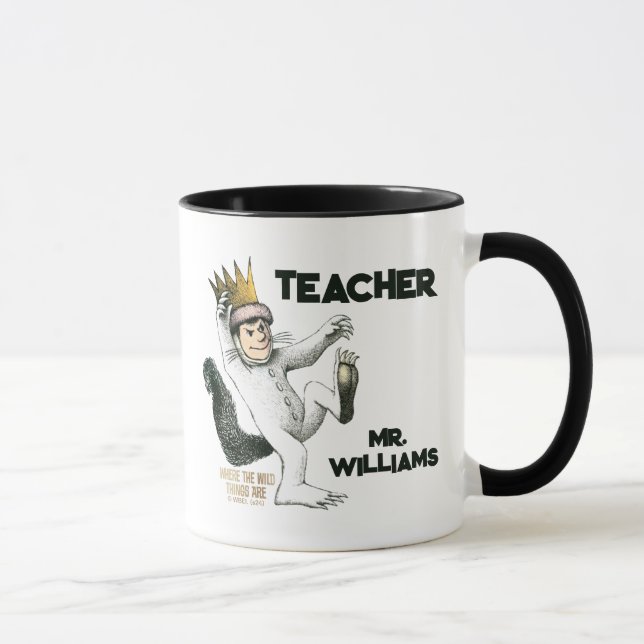 Mug Où sont les bêtes sauvages Professeur (Droite)