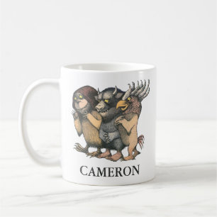 Mug Où sont les choses sauvages Ajouter Votre Nom