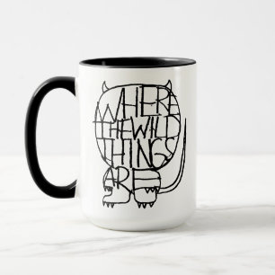 Mug Où sont les choses sauvages Croquis par objet sa