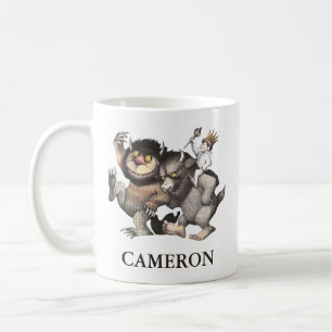 Mug Où sont les monstres   Ajoutez votre nom
