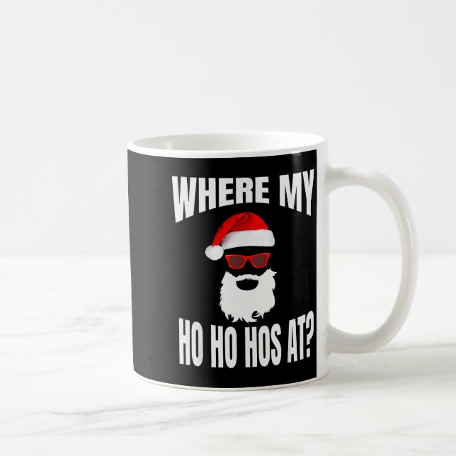 Mug Où sont mes filles à Noël - Santa Ho Ho Hos  (Droite)