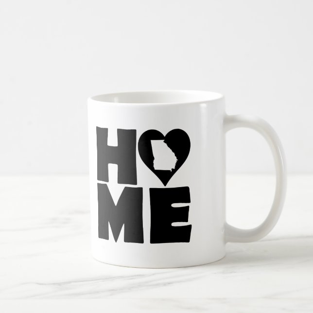 Mug ou tasse de voyage Georgia Home Heart State (Droite)