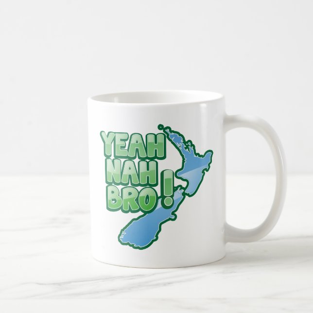 Mug Ouais nah conception d'Auckland de KIWI de BRO (Droite)