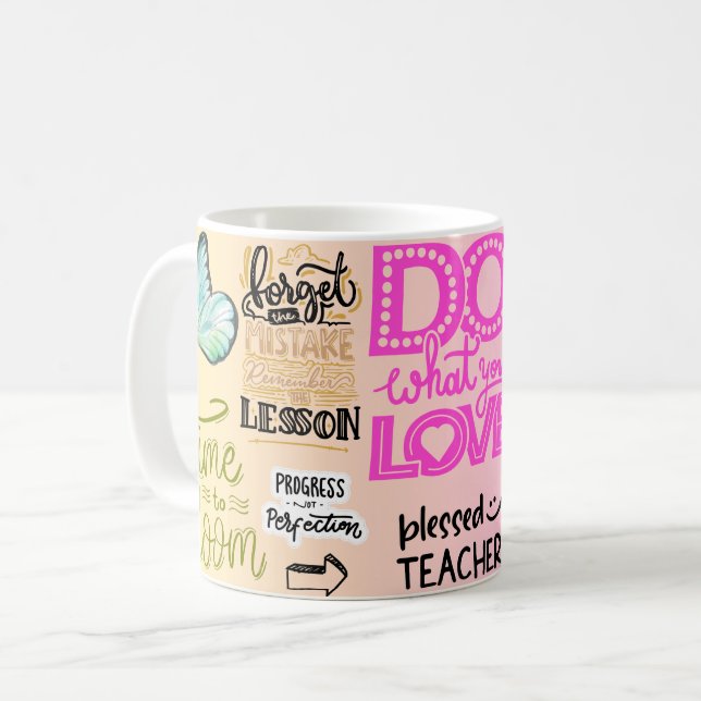 Mug oublie l'erreur rappelle-toi la leçon (Devant gauche)