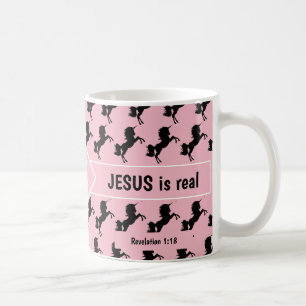 Mug OUBLIER UNICORNES JÉSUS EST VRAIMENT UN MONogramme