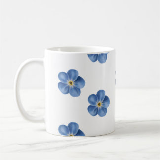 Mug Oubliez-moi pas/tasse bleue de fleur
