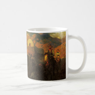 Mug Ouest américain vintage, piste Overland par Johnso