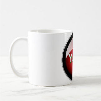 Mug OUI! Bouton d'alimentation - Red Gloss Edition