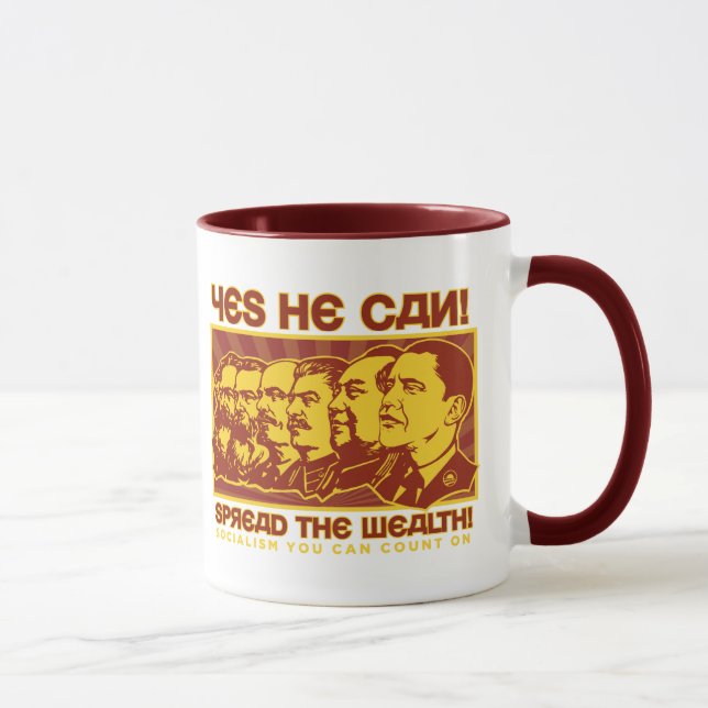 Mug Oui il peut ! Camarade Obama Spoof (Droite)