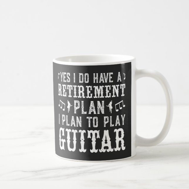 Mug Oui, j'ai un plan de retraite Amusing pour les ama (Droite)