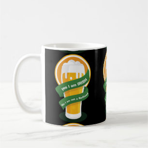 Mug Oui je suis aucun irlandais je ne suis pas un roux