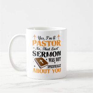 Mug Oui, je suis Pastor Gift