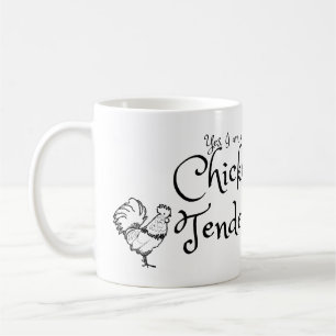 Mug Oui Je suis un vendeur de poulet avec un profil de