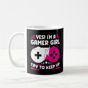 Mug Oui Je suis Une Gamer Girl Funny Video Gamer Gift 