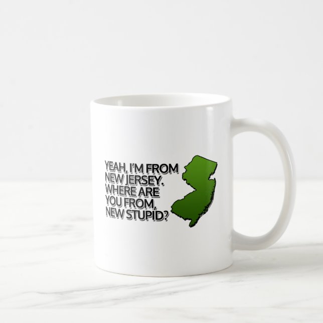 Mug Oui, je viens du New Jersey. (Droite)