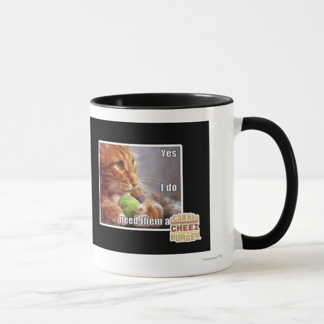 Mug Oui, j'en ai besoin tous (Droite)