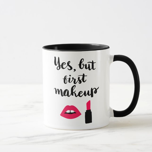 Mug Oui mais première expression mignonne du (Droite)