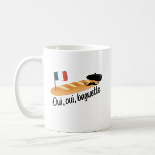 Mug Oui Oui Baguette - Drôle de la cuisine française