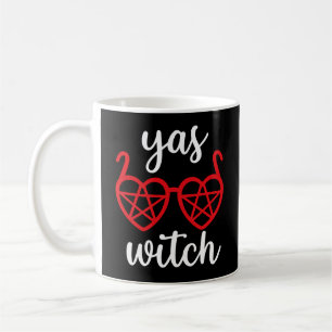Mug Oui Sorcière Lunettes de Pentagramme en Forme de C