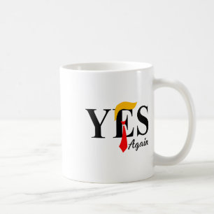 Mug Oui, votez à nouveau Trump Orange Hair 4 juillet