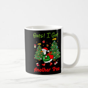 Mug Oups j'ai eu un autre arbre, Oie de Noël, Oie Xm