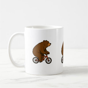 Mug Ours à vélo – Vibes de Randonnée Sauvage