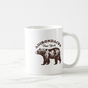 Mug Ours Adirondacks Ny Rétro Vintage Style Randonnée