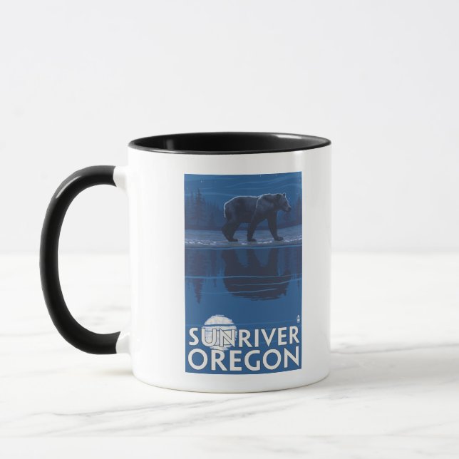 Mug Ours au clair de lune - Sun River, Oregon (Gauche)