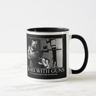Mug Ours avec des armes à feu