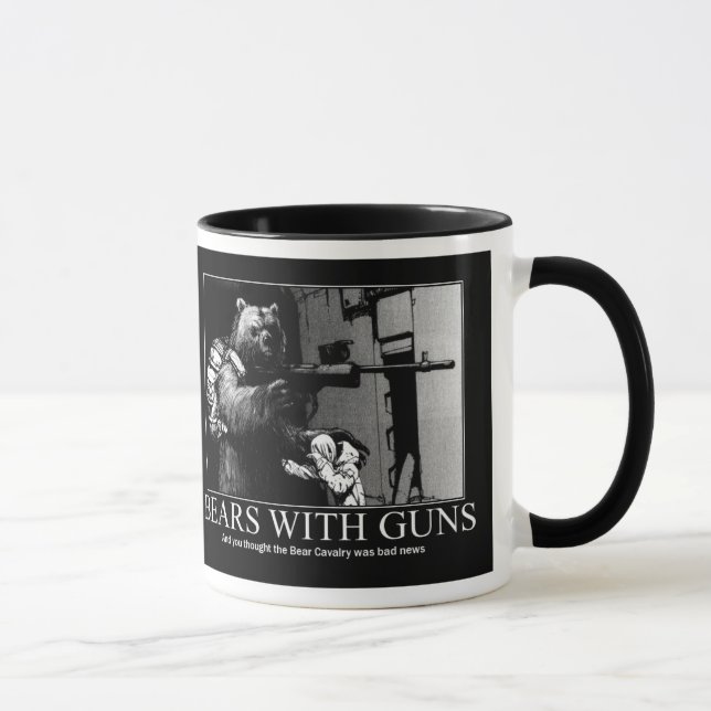 Mug Ours avec des armes à feu (Droite)
