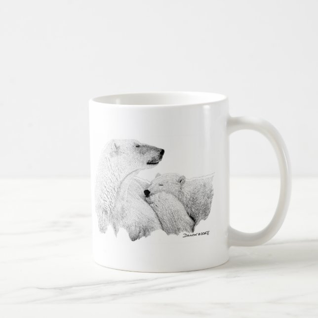 Mug Ours blancs (Droite)