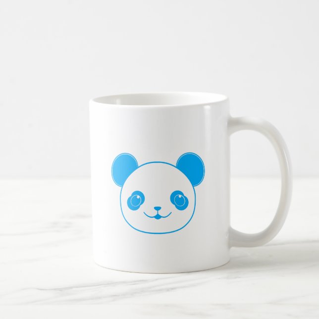 Mug Ours bleu Kawaii Panda (Droite)