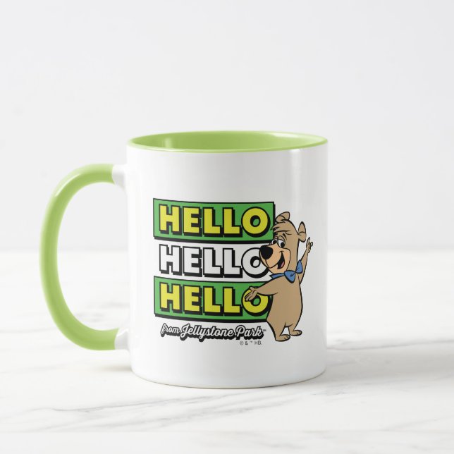 Mug Ours Boo Boo Bonjour Bonjour Bonjour De Jellystone (Gauche)
