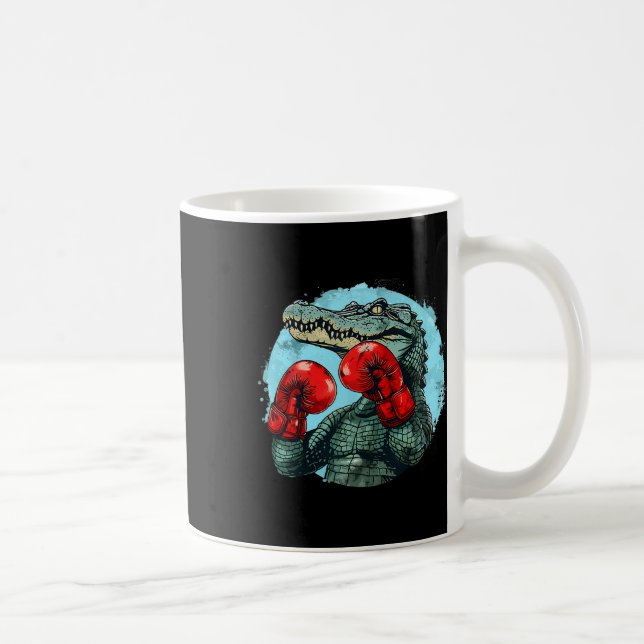 Mug Ours boxeur avec gants de boxe Kickboxing Drôle Bo (Droite)