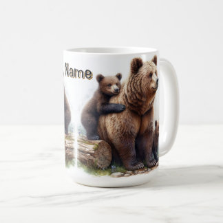 Mug Ours Brown avec deux petits