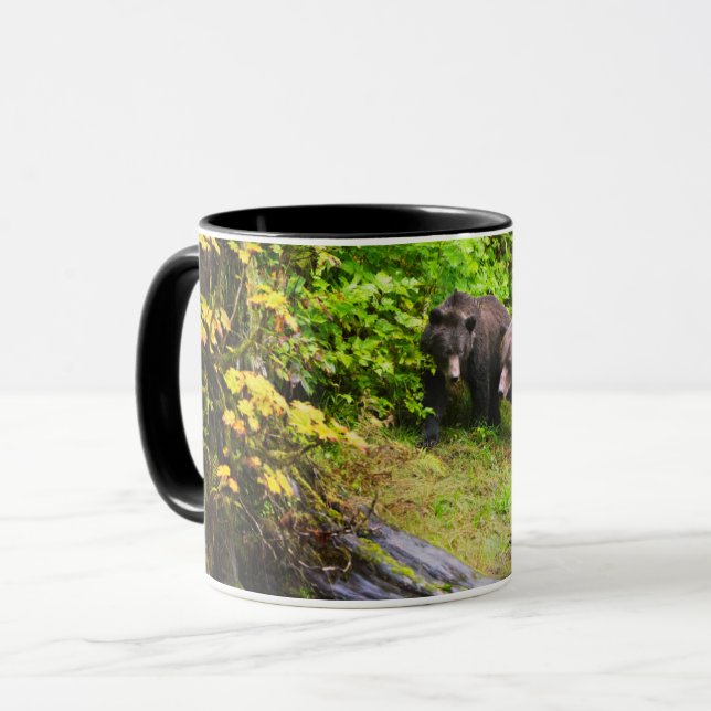 Mug Ours Brown & Cube | Hyder, Alaska (Devant gauche)