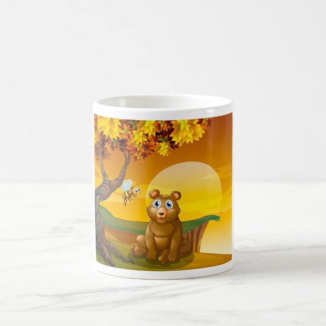 Mug Ours Brun Coucher de Soleil (Créateur téléchargé)