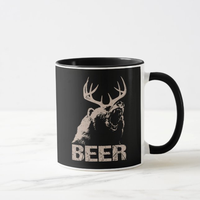 Mug Ours de cerfs communs de bière (Droite)