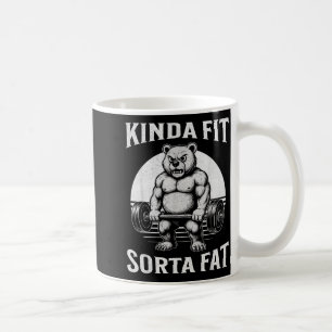 Mug Ours de gym drôle un peu en forme plutôt gras halt