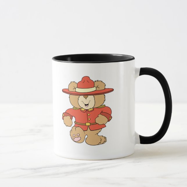 Mug Ours de la Gendarmerie canadienne (Droite)