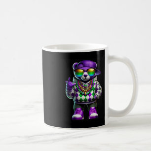 Mug Ours de Mardi Gras pour hommes garçons Hip Hop Nou